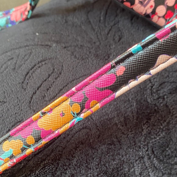 Steve Madden Pink and Blue Crossbody Bag Floral Design - Picture 7 of 10